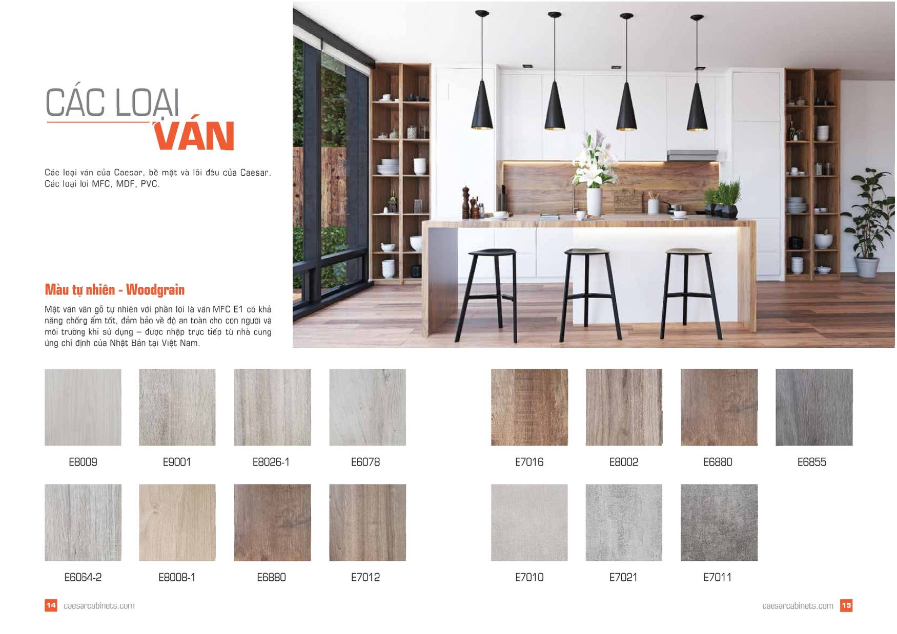 Tủ bếp CAESAR Bảng giá và Catalogue mới nhất 2025 /Page 7